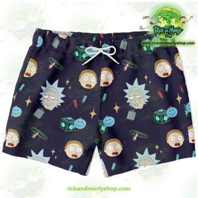 Cute Rick & Morty Swim Trunk Fashion 2021 Xs Trunks Men - Aop