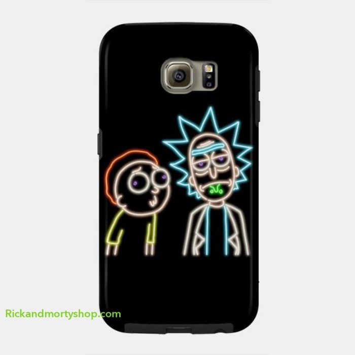 Neon Rick and Morty