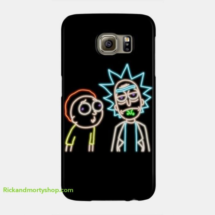 Neon Rick and Morty