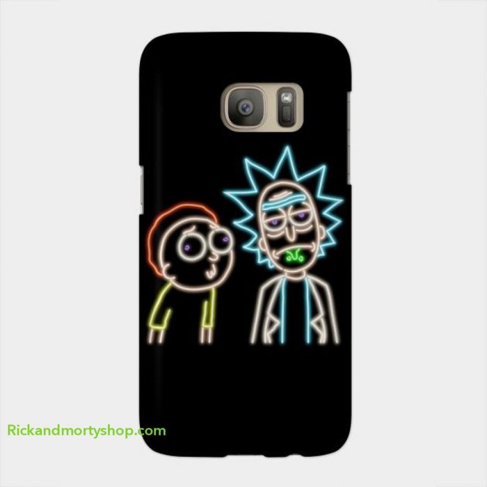 Neon Rick and Morty