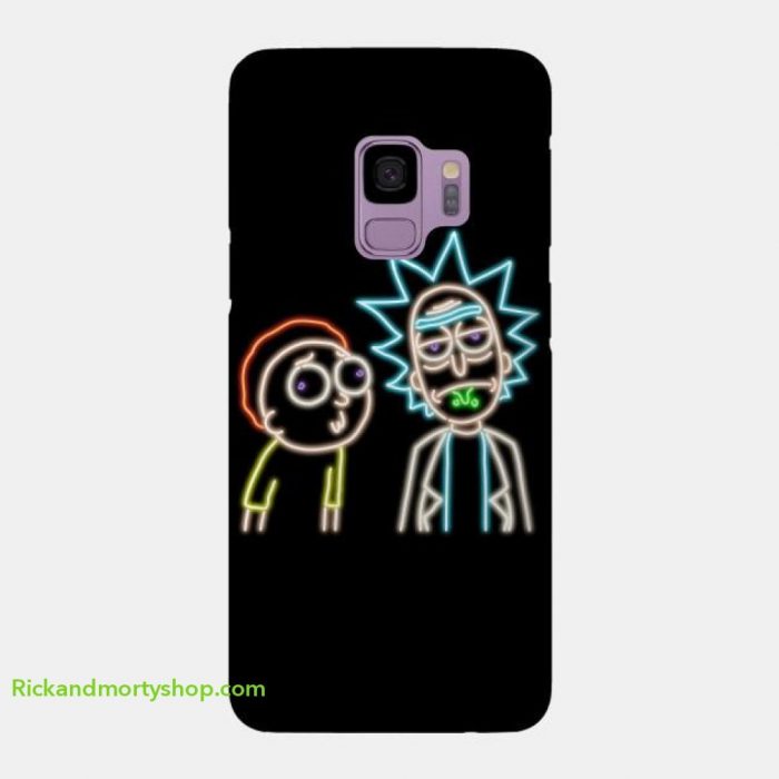 Neon Rick and Morty