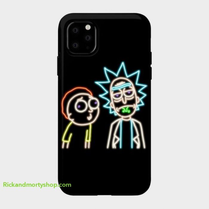 Neon Rick and Morty