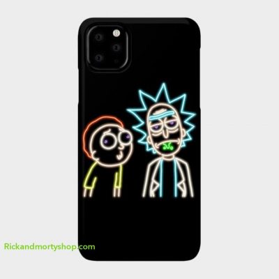 Neon Rick and Morty