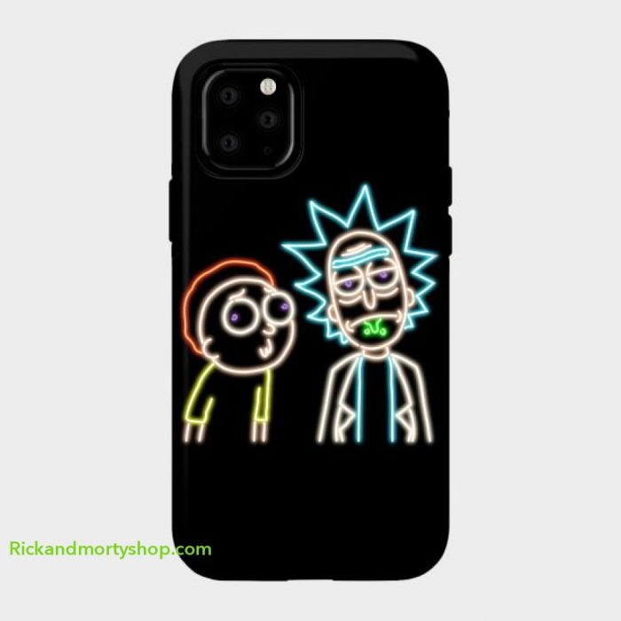 Neon Rick and Morty