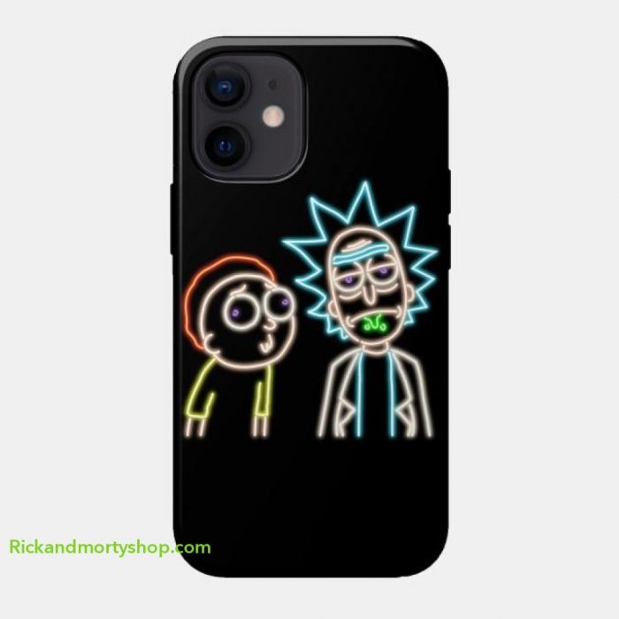 Neon Rick and Morty
