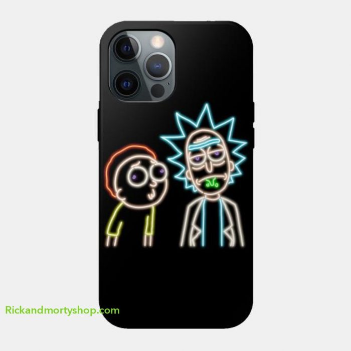 Neon Rick and Morty