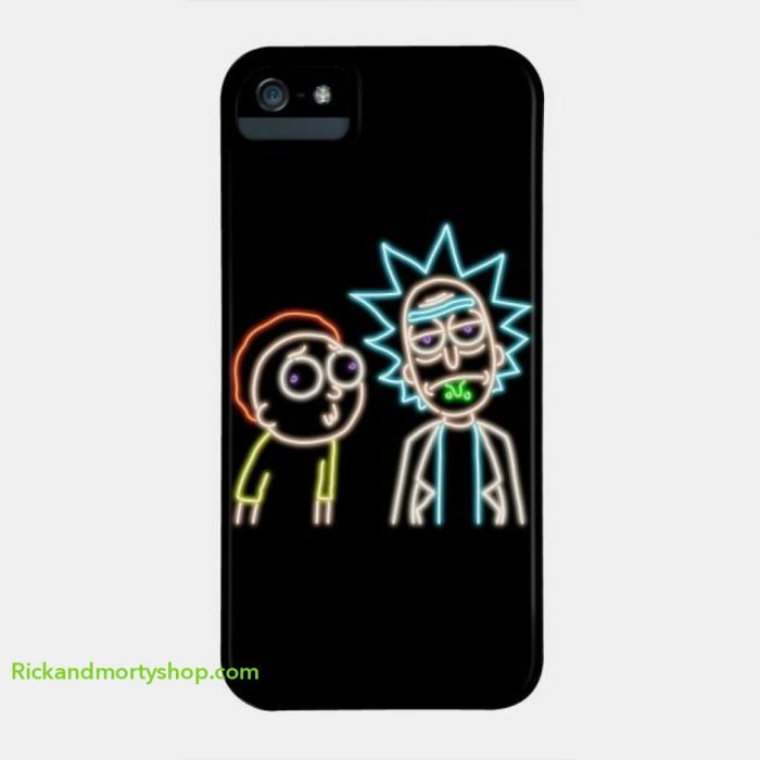 Neon Rick and Morty