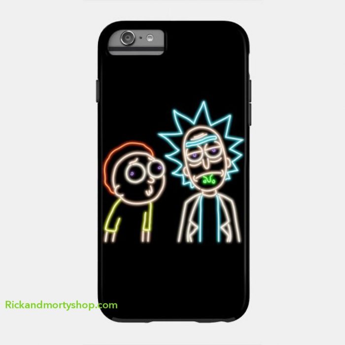 Neon Rick and Morty