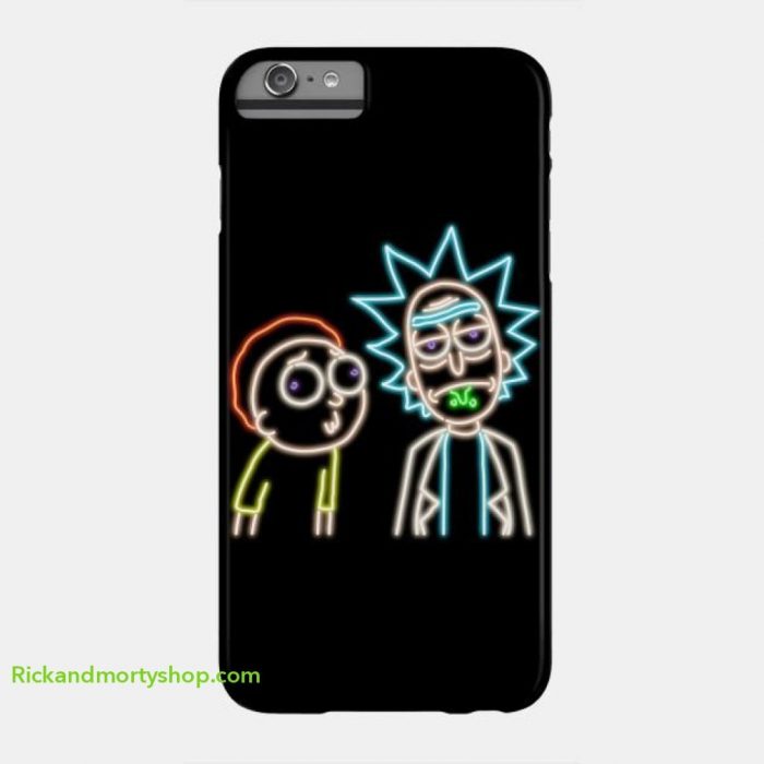 Neon Rick and Morty