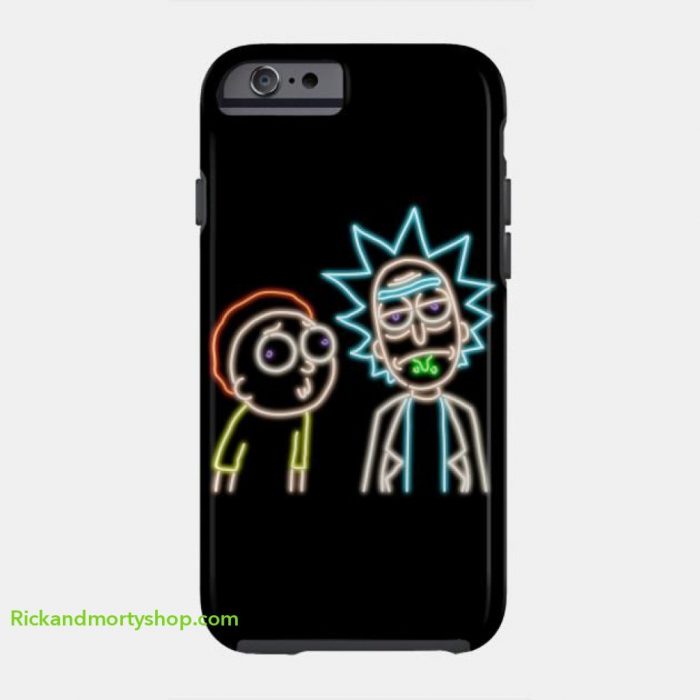 Neon Rick and Morty