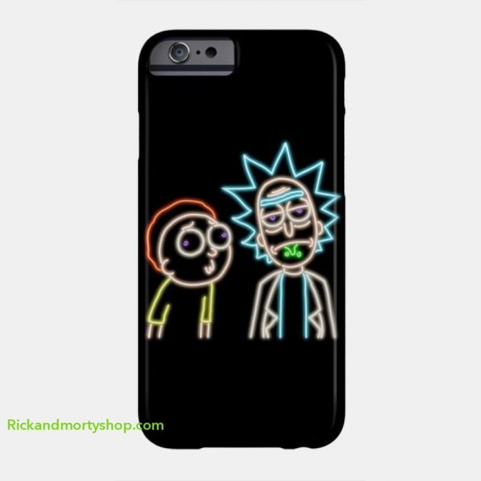 Neon Rick and Morty