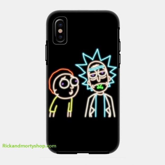 Neon Rick and Morty
