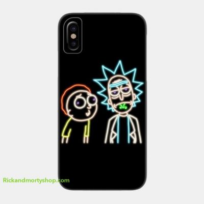 Neon Rick and Morty