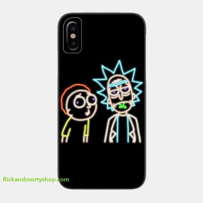 Neon Rick and Morty