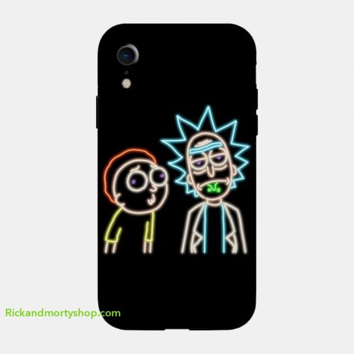 Neon Rick and Morty