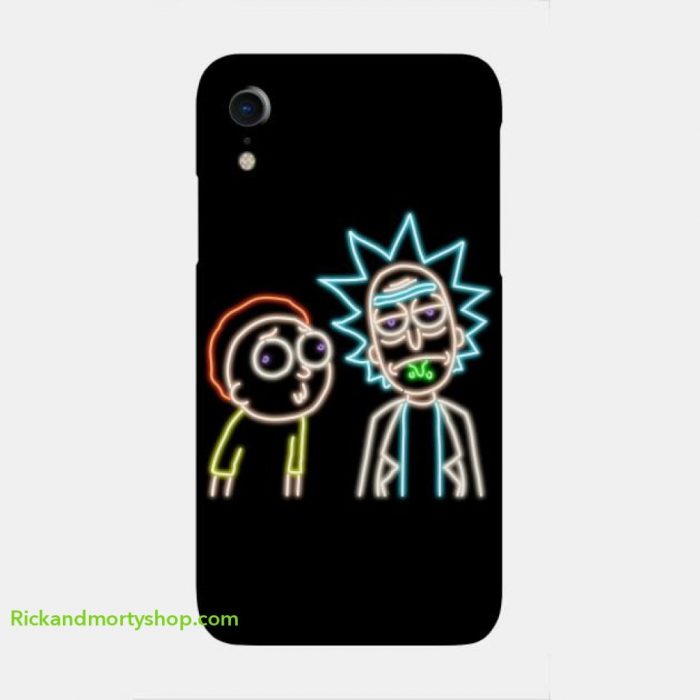 Neon Rick and Morty