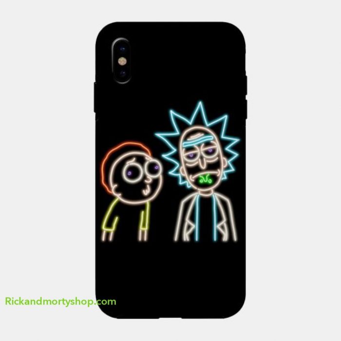 Neon Rick and Morty