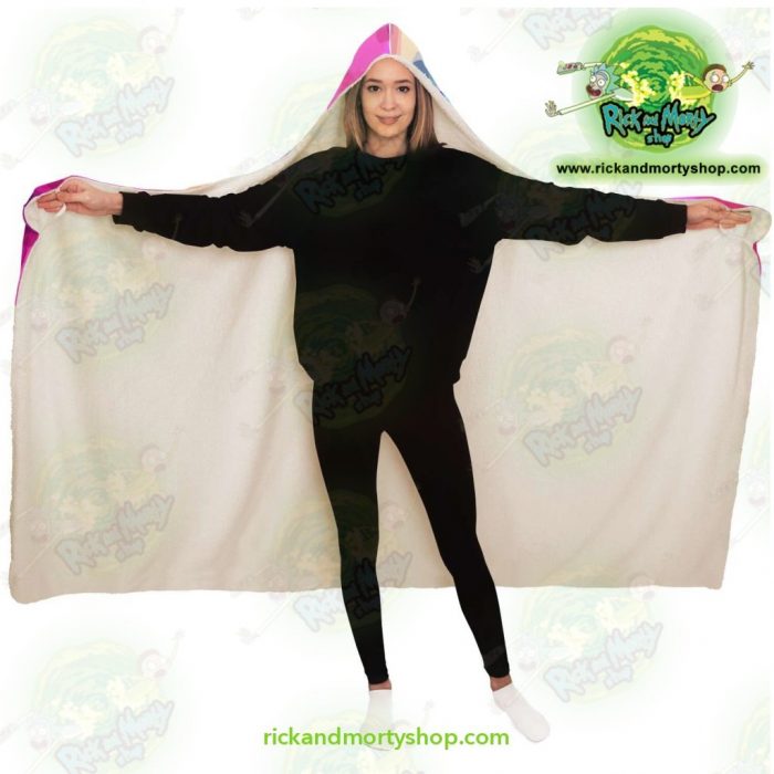 New Face Rick Sanchez 3D Hooded Blanket - Aop