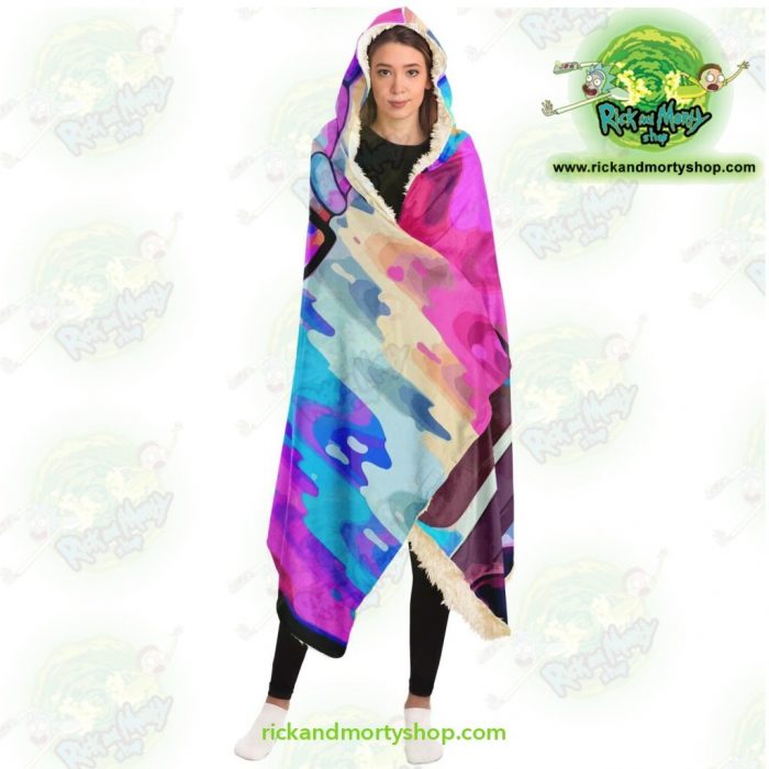 New Face Rick Sanchez 3D Hooded Blanket - Aop