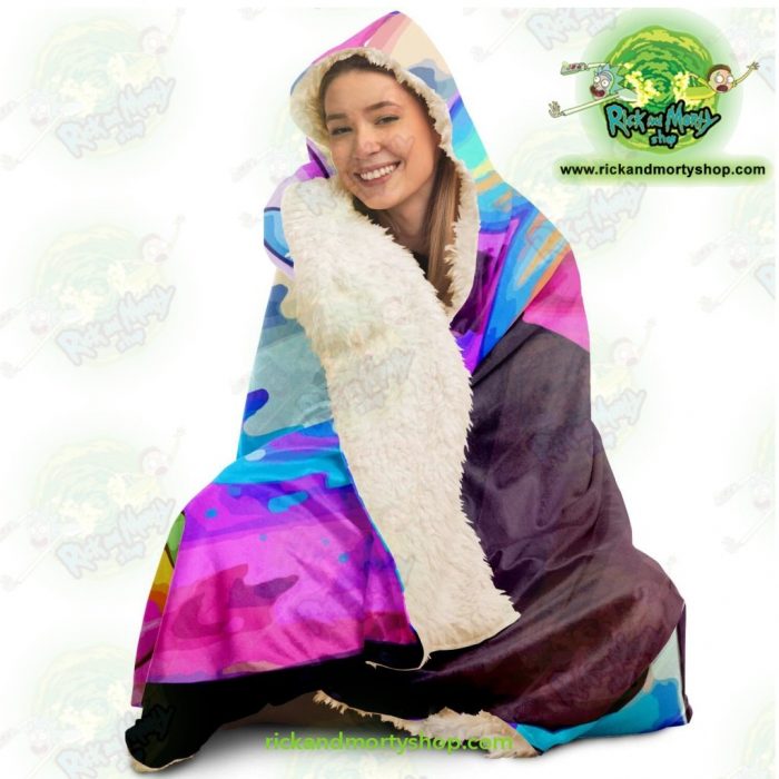 New Face Rick Sanchez 3D Hooded Blanket - Aop