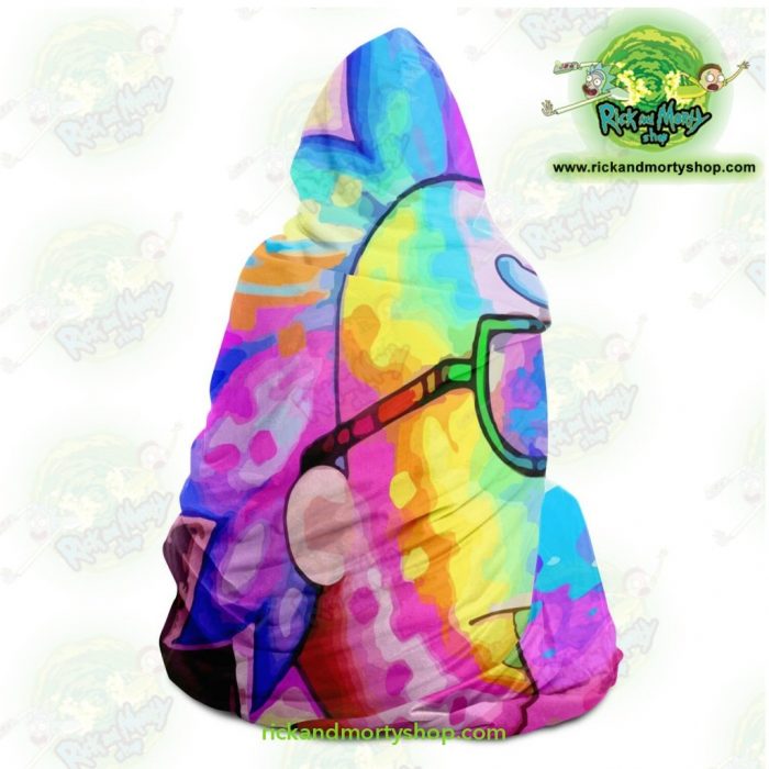 New Face Rick Sanchez 3D Hooded Blanket - Aop