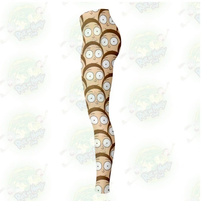 Rick And Morty 3D Legging - Many Face Smith Leggings Aop