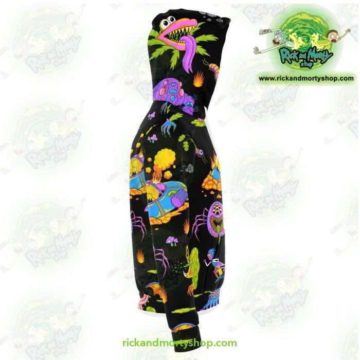 Rick And Morty Alien 3D Hoodie Athletic - Aop
