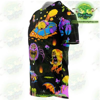 Rick And Morty Alien Baseball Jersey - Aop