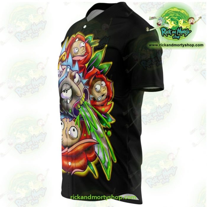Rick And Morty Baseball Jersey - 3D Design Streetwear Aop