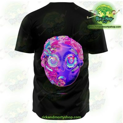 Rick And Morty Baseball Jersey - 3D Face Diamond Aop