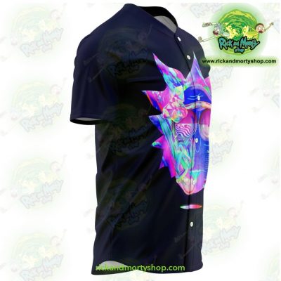 Rick And Morty Baseball Jersey - 3D Face Sanchez Diamond Aop