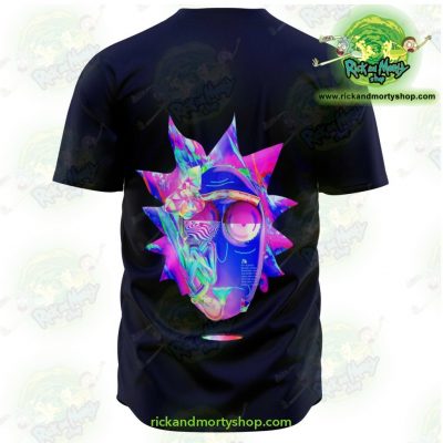 Rick And Morty Baseball Jersey - 3D Face Sanchez Diamond Aop