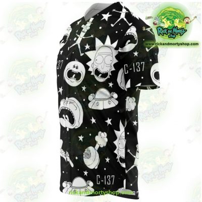 Rick And Morty Baseball Jersey - Crazy C137 Aop