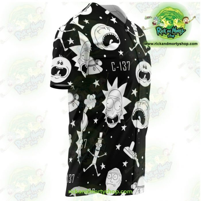 Rick And Morty Baseball Jersey - Crazy C137 Aop