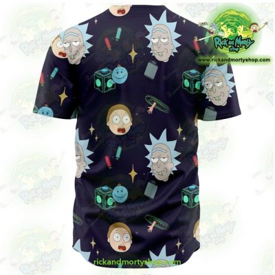 Rick And Morty Baseball Jersey Cute Fashion - Aop