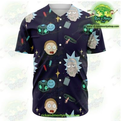 Rick And Morty Baseball Jersey Cute Fashion Xs - Aop