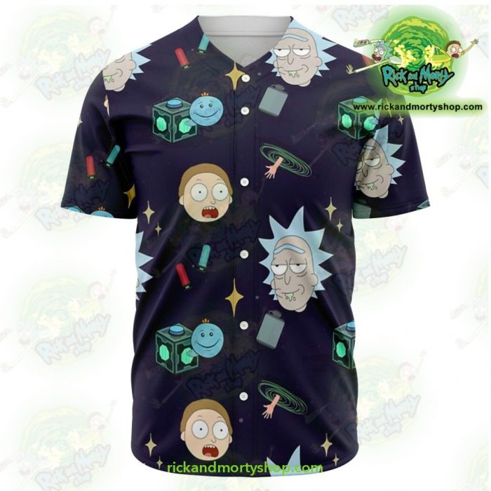 Rick And Morty Baseball Jersey Cute Fashion Xs - Aop