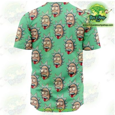 Rick And Morty Baseball Jersey - Funny Face Sanchez Aop