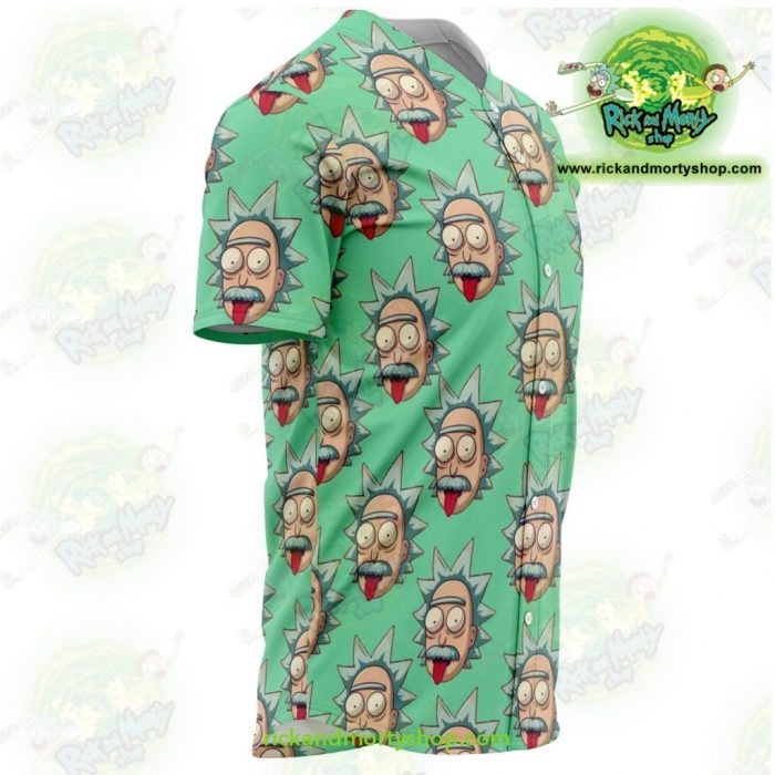 Rick And Morty Baseball Jersey - Funny Face Sanchez Aop