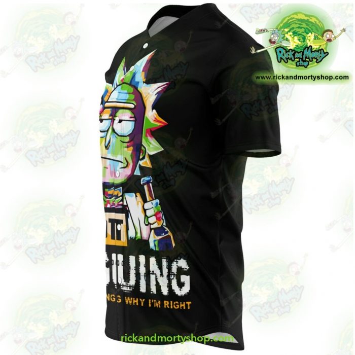 Rick And Morty Baseball Jersey - Im Not Arguing Aop