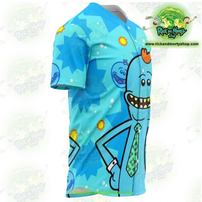Rick And Morty Baseball Jersey Meeseeks Cute - Aop
