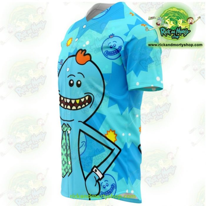 Rick And Morty Baseball Jersey Meeseeks Cute - Aop