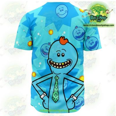 Rick And Morty Baseball Jersey Meeseeks Cute - Aop