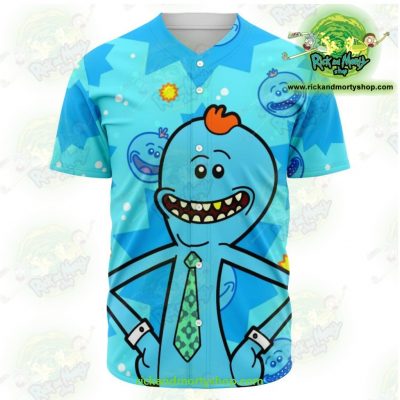 Rick And Morty Baseball Jersey Meeseeks Cute Xs - Aop