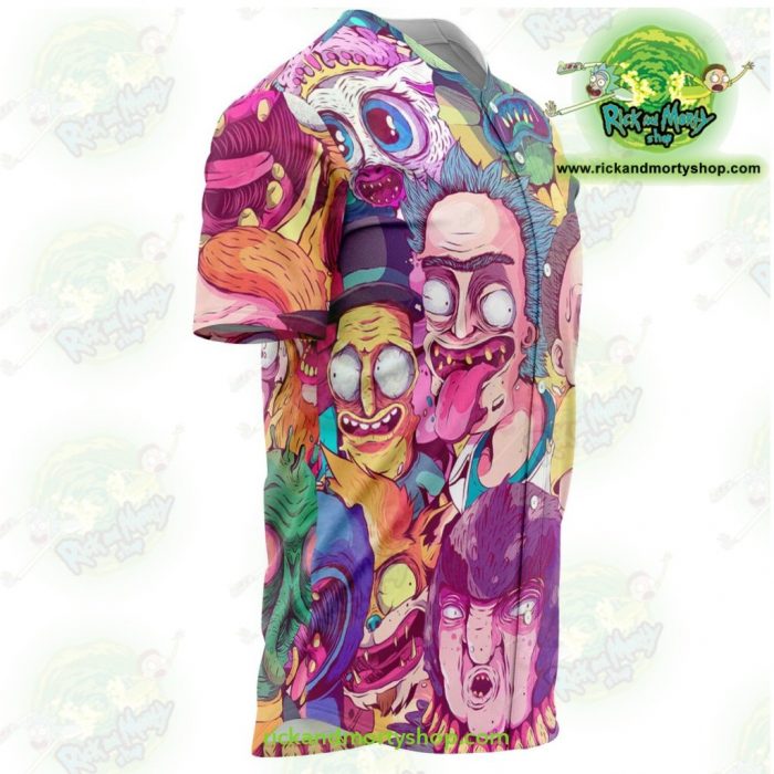 Rick And Morty Baseball Jersey Water Color Style - Aop
