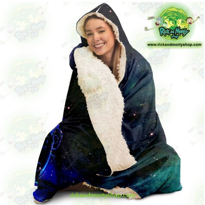 Rick And Morty Constellation Hooded Blanket - Aop