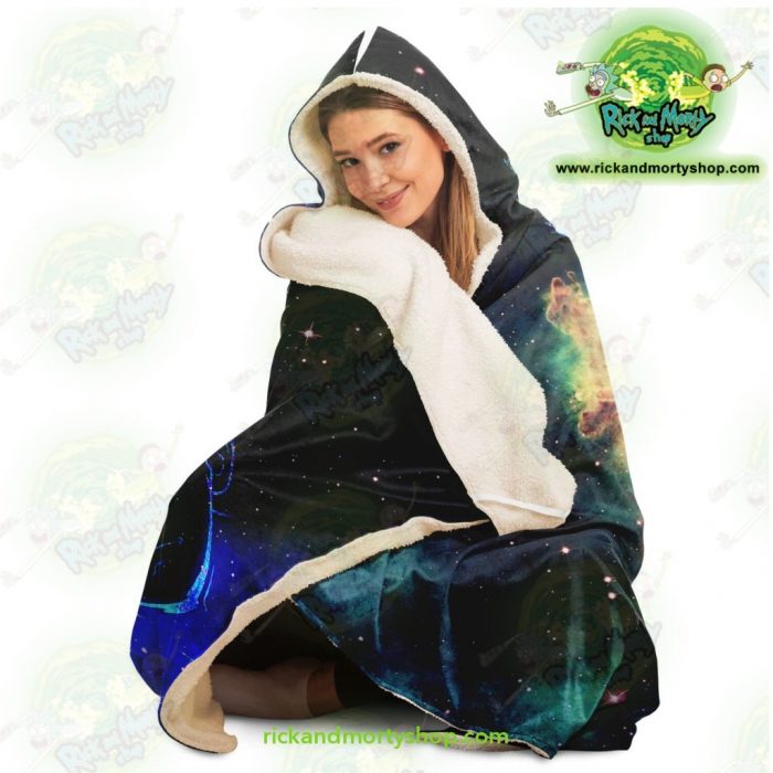 Rick And Morty Constellation Hooded Blanket - Aop