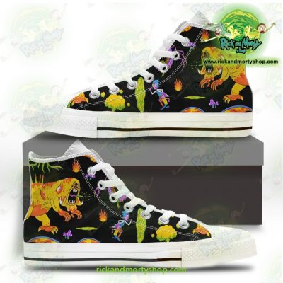 Rick And Morty Converse Shoes - Alien Monters Us 5