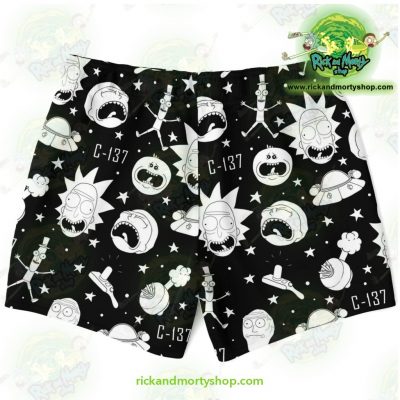 Rick And Morty Crazy C137 Swim Trunk Trunks Men - Aop