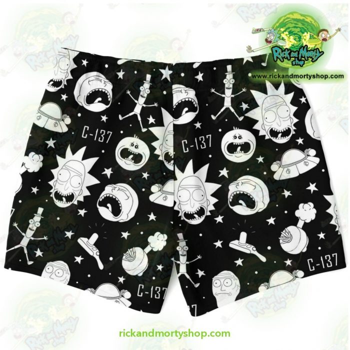 Rick And Morty Crazy C137 Swim Trunk Trunks Men - Aop